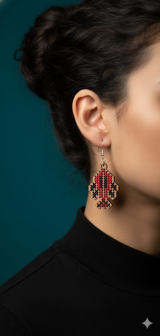 cypress tree earring