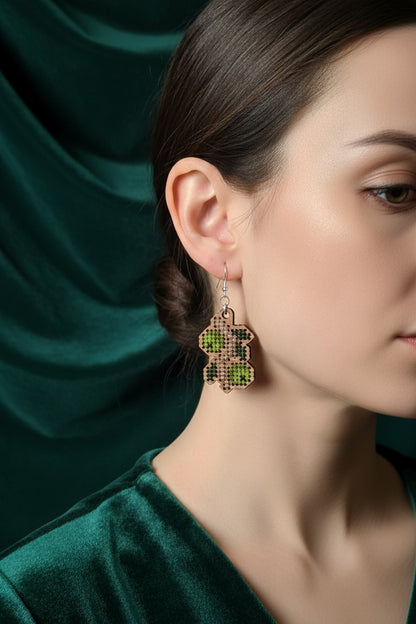Olive tree earring