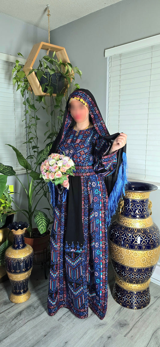 ثوب عيون الليل Eyes of the midnight Thobe